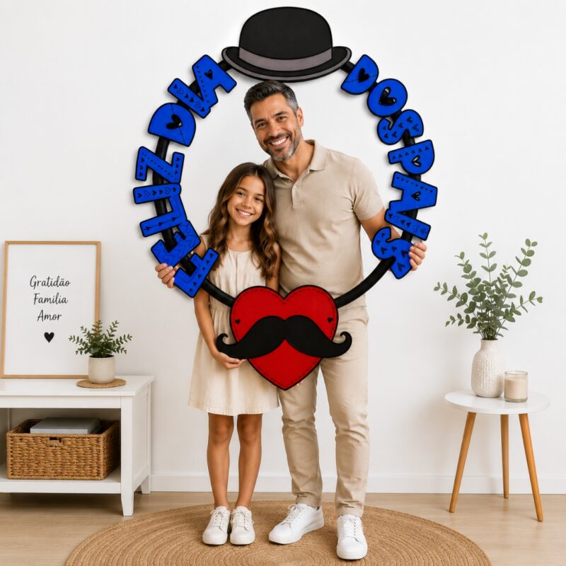 Moldura Dia dos Pais - Bigode
