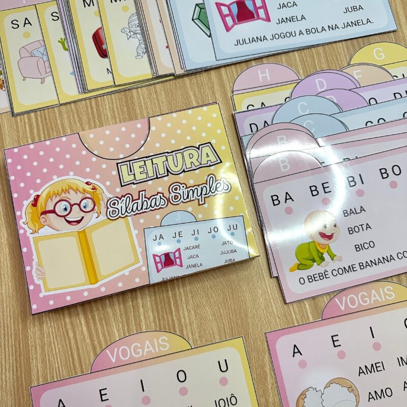 Fichas de Leitura – Sílabas Simples